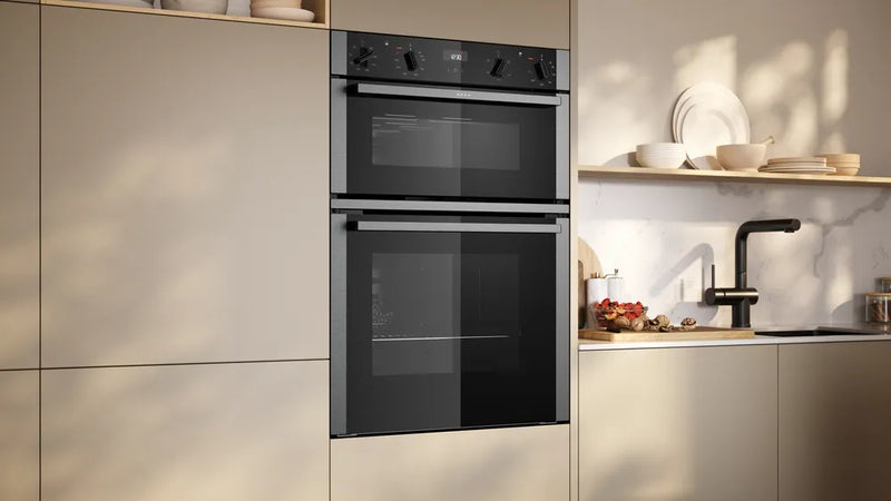 Neff N50 U1ACE2AN3B Double Electric Oven - Stainless Steel