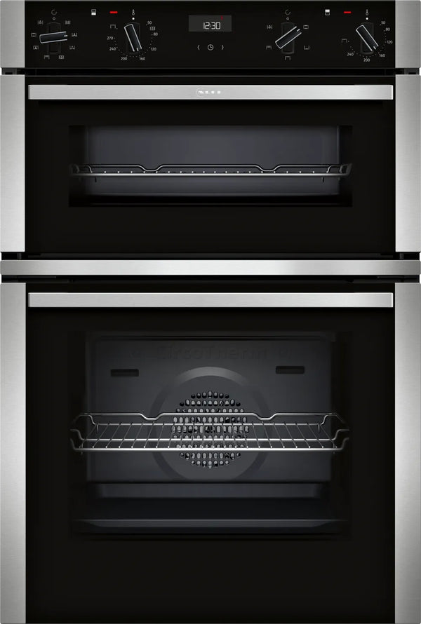 Neff N50 U1ACE2AN3B Double Electric Oven - Stainless Steel