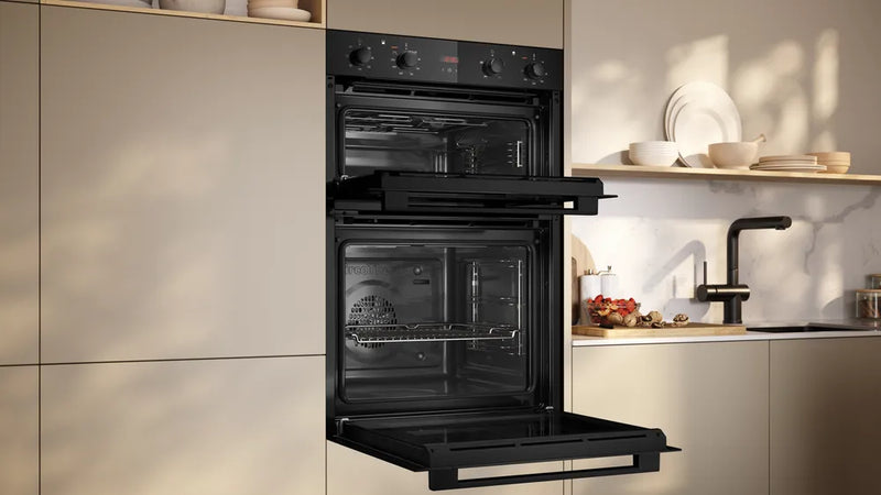 Neff N30 U1DCC0AK3B Double Electric Oven - Black