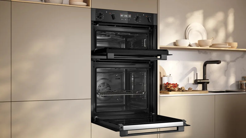 Neff N50 U2ACH7AG7B Double Pyrolytic Oven - Graphite Grey