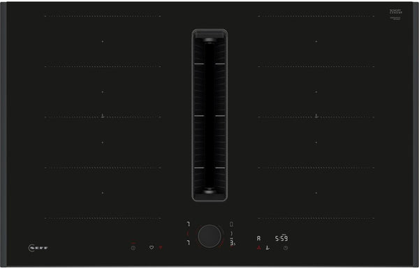 Neff N90 V68AUX4C0 80cm Venting Flex Induction Hob - Black Glass