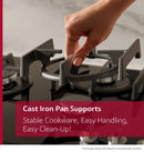 Neff N70 T26PIP4S0 60cm Gas Hob - Black