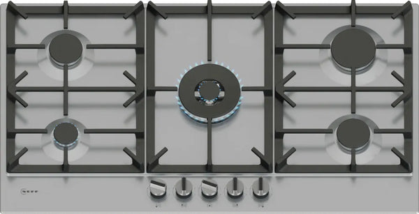 Neff N70 T29CIR8N0 90cm Gas Hob - Stainless Steel