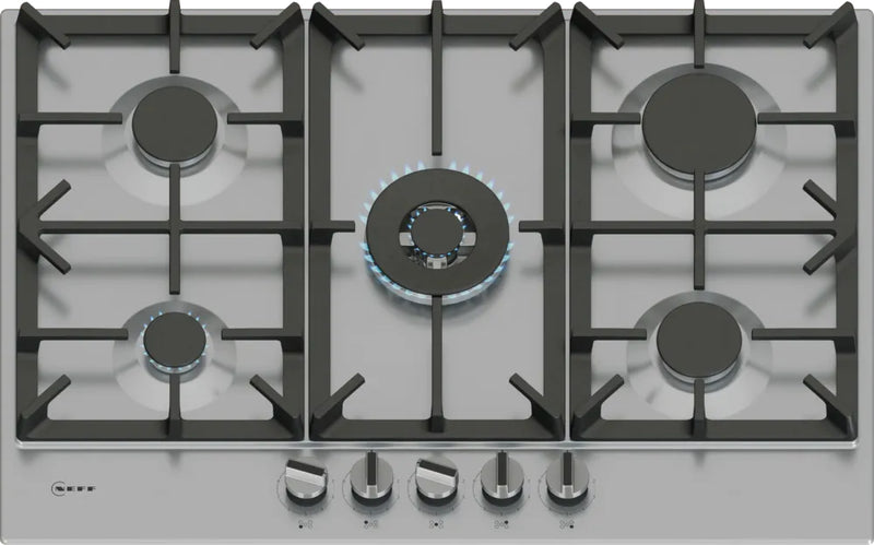 Neff N70 T27CIQ8N0 75cm Gas Hob - Stainless Steel