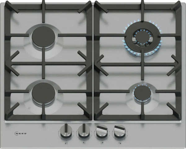 Neff N70 T26CIH8N0 60cm Gas Hob - Stainless Steel