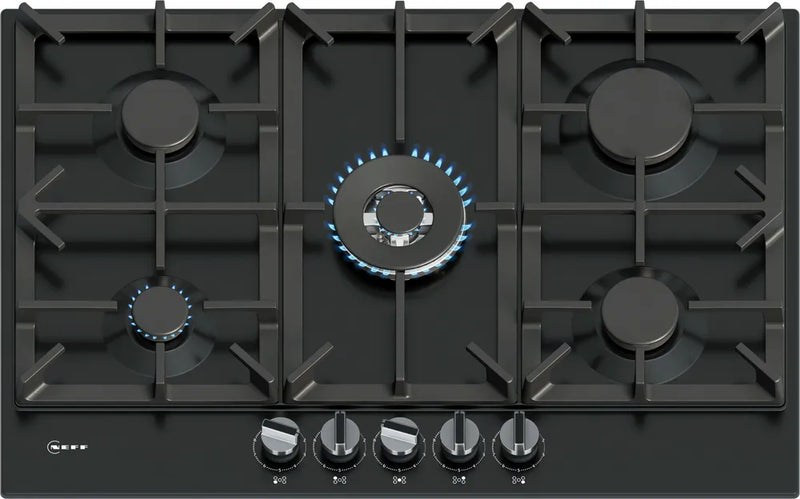 Neff N70 T27CIQ8S0 75cm Gas Hob - Black