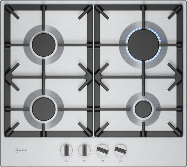 Neff N70 T26CIP8N0 60cm Gas Hob - Stainless Steel