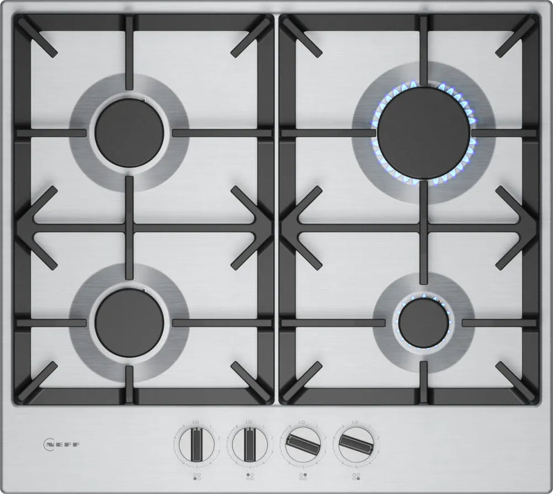 Neff N70 T26CIP8N0 60cm Gas Hob - Stainless Steel