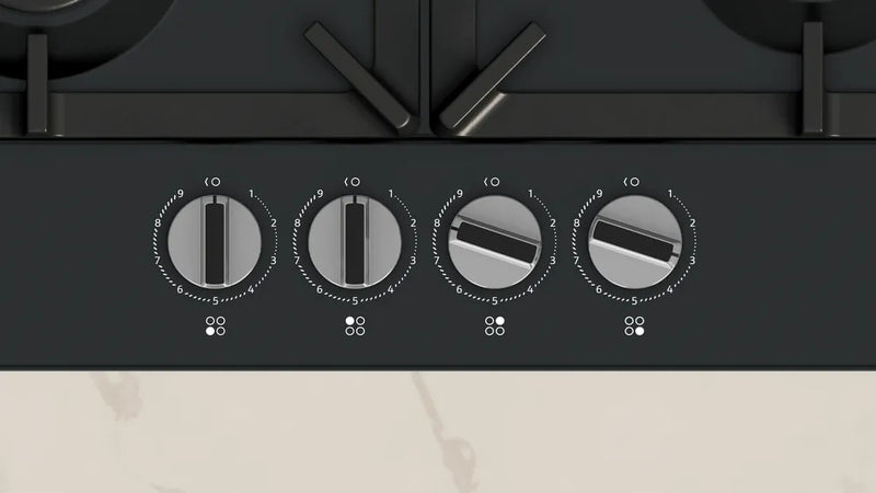 Neff N70 T26CIP8S0 60cm Gas Hob - Black
