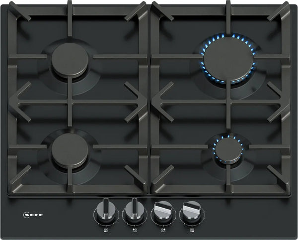Neff N70 T26CIP8S0 60cm Gas Hob - Black