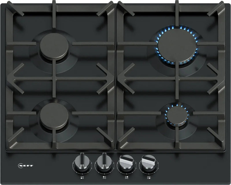 Neff N70 T26CIP8S0 60cm Gas Hob - Black