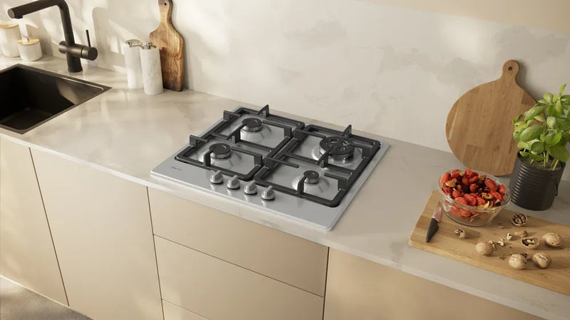 Neff N50 T26GKH8N0 60cm Gas Hob - Stainless Steel