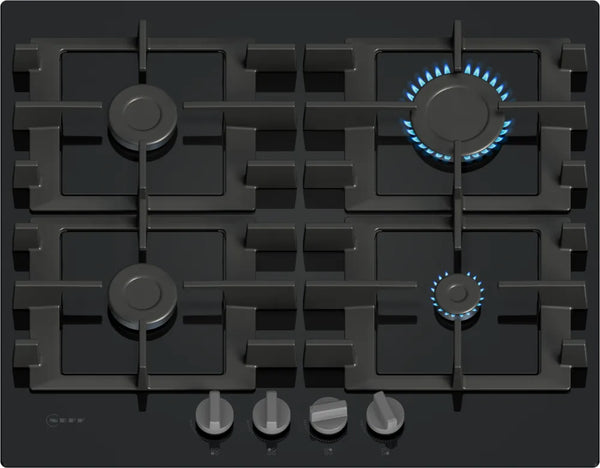 Neff N50 T26NKP4S0 60cm Gas Hob - Black