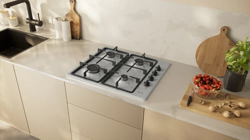 Neff N30 T26BKP6N0 60cm Gas Hob - Stainless Steel