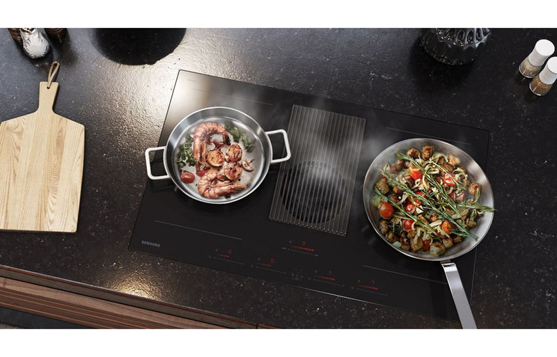 Samsung NZ84T9747VK/UR 80cm Venting Induction Hob with Dual Flex Zone - Black