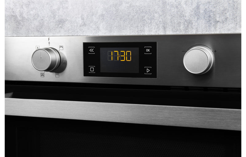 Hotpoint MD 344 IX H Built-in Microwave & Grill - Stainless Steel