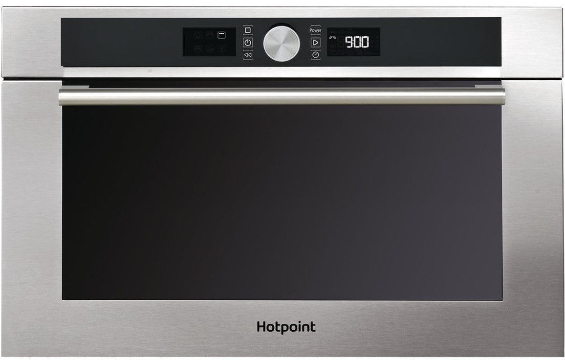 Hotpoint MD 454 IX H Built-in Microwave & Grill - Stainless Steel UK