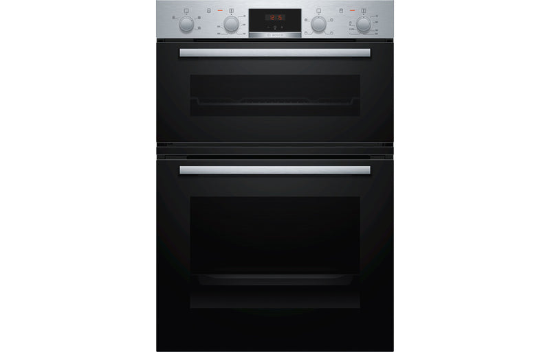 Bosch Series 2 MHA133BR0B Double Electric Oven - Brushed Steel
