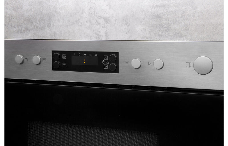 Hotpoint MN 314 IX H Built-in Microwave & Grill - Stainless Steel