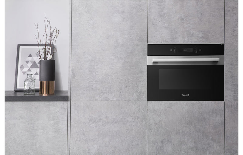 Hotpoint MP 996 IX H Built-in Combi Microwave & Grill - Stainless Steel