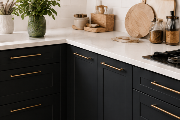 Kitchen with our handles