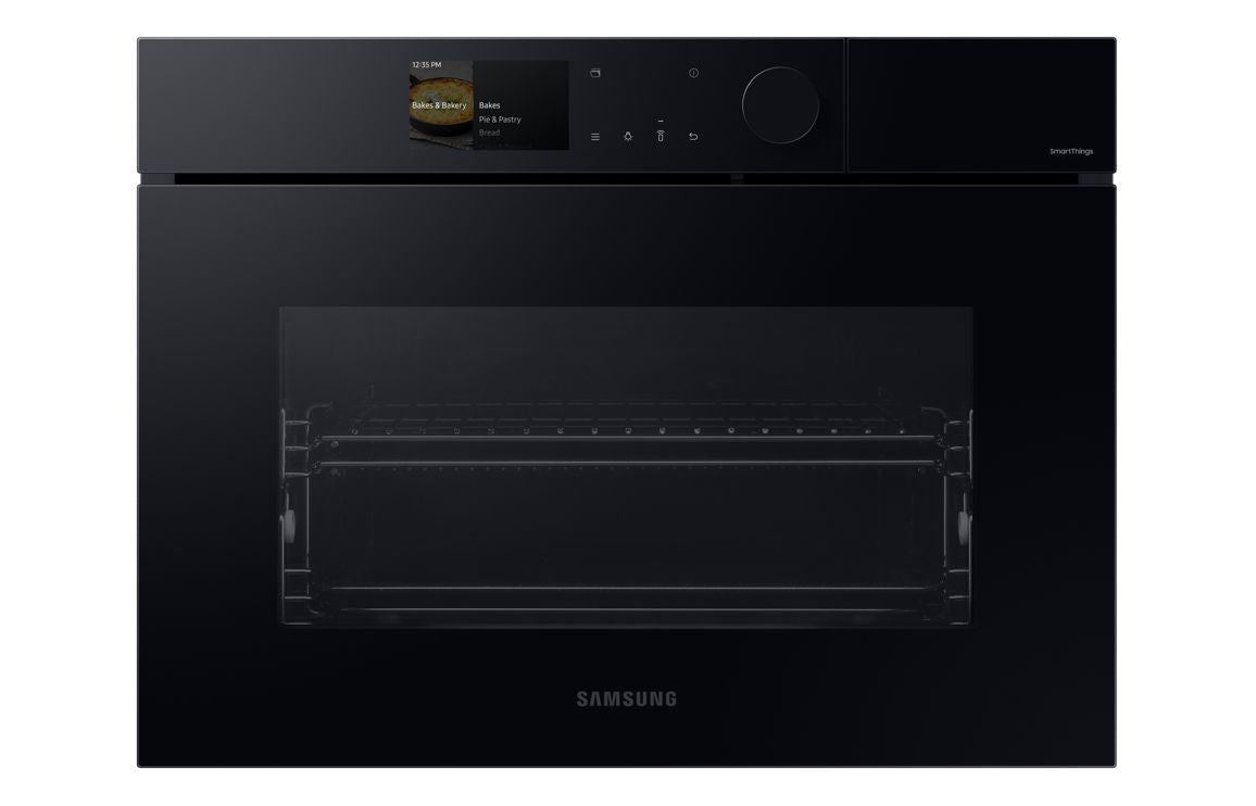 Samsung Bespoke Series 7 NQ5B7993AAK/U4 Compact Steam Combination Oven - Black Glass UK