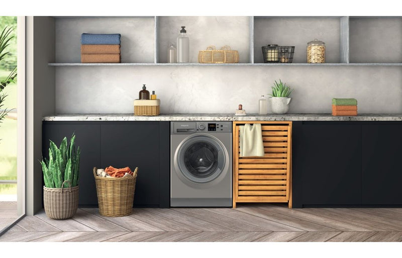 Hotpoint NSWF 7469 GG UK F/S 7kg 1400rpm Washing Machine - Graphite