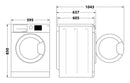 Hotpoint NSWM 864C W UK N F/S 1600rpm 8kg Washing Machine - White