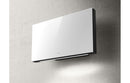 Elica Plat 80cm Chimney Hood - White Glass