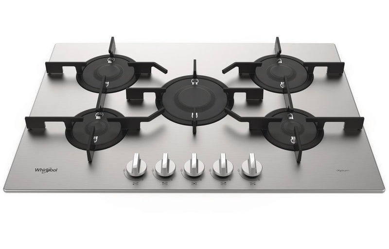 Whirlpool PMW 75D2/IXL 75cm Gas Hob - Stainless Steel