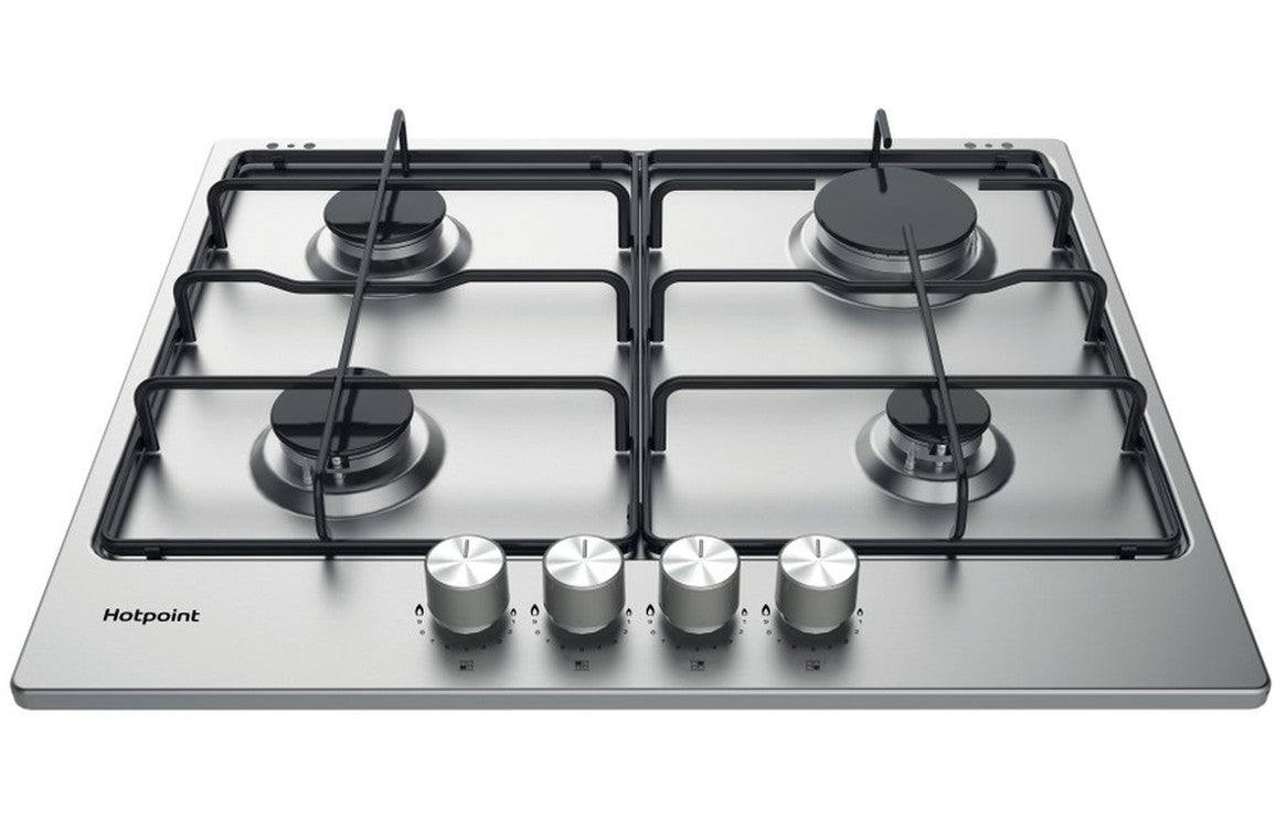 Hotpoint PPH 60P F IX UK 60cm Gas Hob - Stainless Steel UK