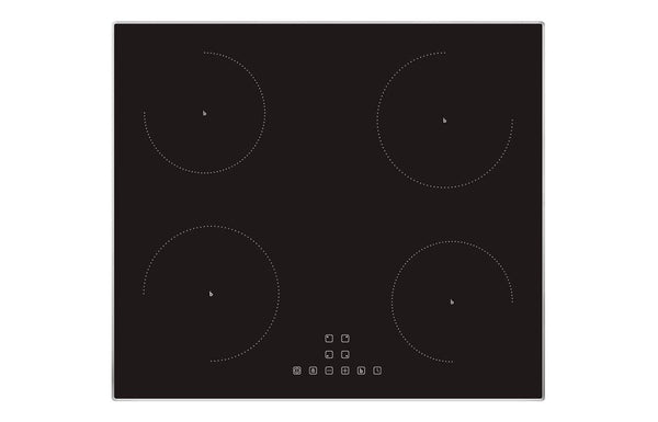 Prima PRIH024 60cm Framed Induction Hob - Black & Stainless Steel