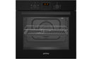 Prima Oven Gas Hob & Curved Glass Chimney Hood Pack - Black