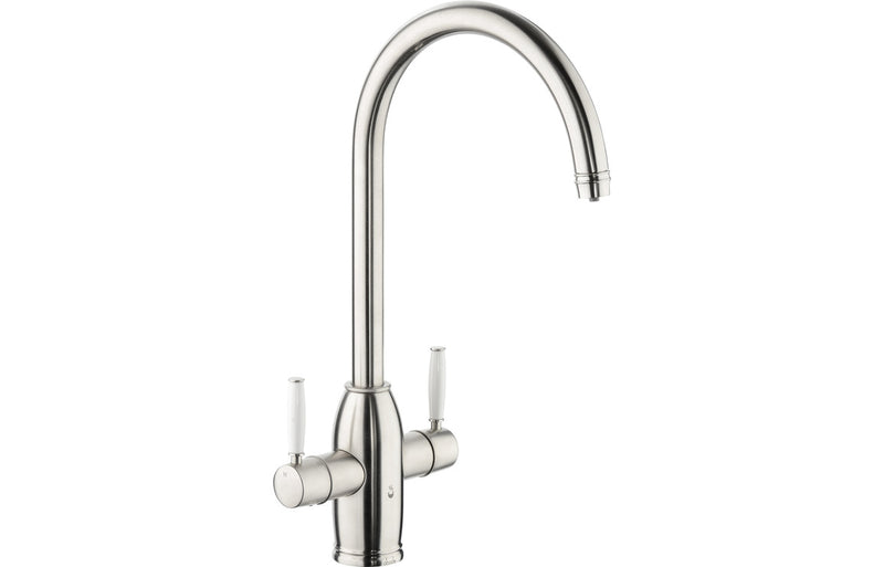 Abode Province 4 IN 1 Monobloc Tap & Proboil.4E Tank - Brushed Nickel