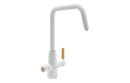 Abode Scandi-E 4 IN 1 Monobloc Tap - Matt White