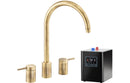 Abode Profile 4 IN 1 3 Part Tap & Proboil.4E Tank - Antique Brass