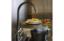 Abode Prostream 3 IN 1 Swan Spout Monobloc Tap - Graphite