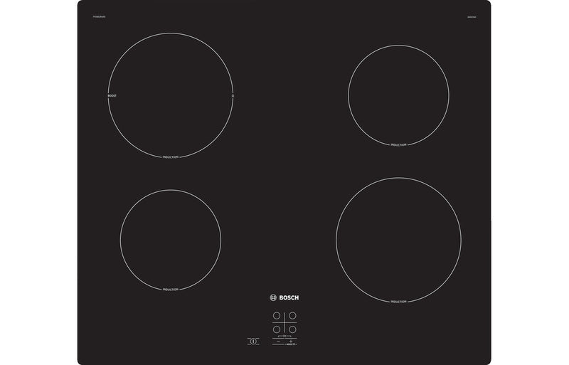 Bosch Series 2 PUG61RAA5B 60cm Induction Hob - Black Glass