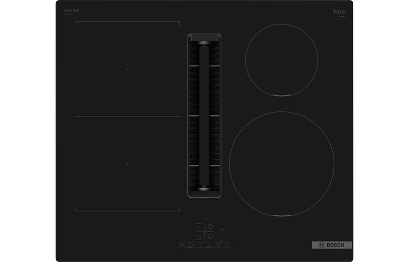 Bosch Series 4 PVS611B16E 60cm Venting Induction Hob - Black Glass