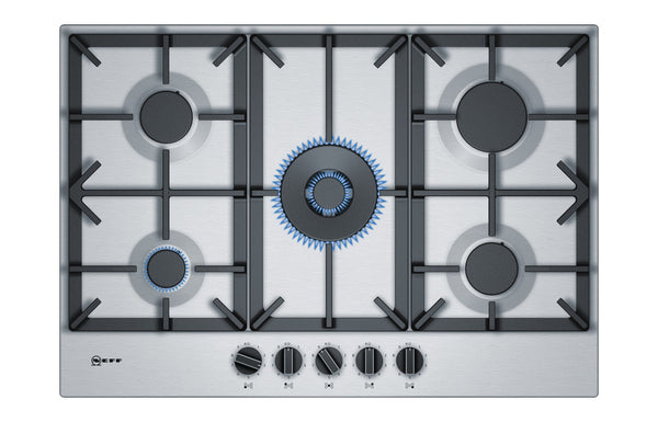Neff N70 T27DS59N0 75cm Gas Hob - Stainless Steel