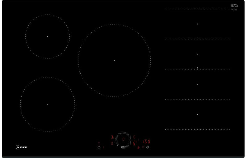 Neff N70 T66FHE4L0 60cm Induction Hob - Black Glass