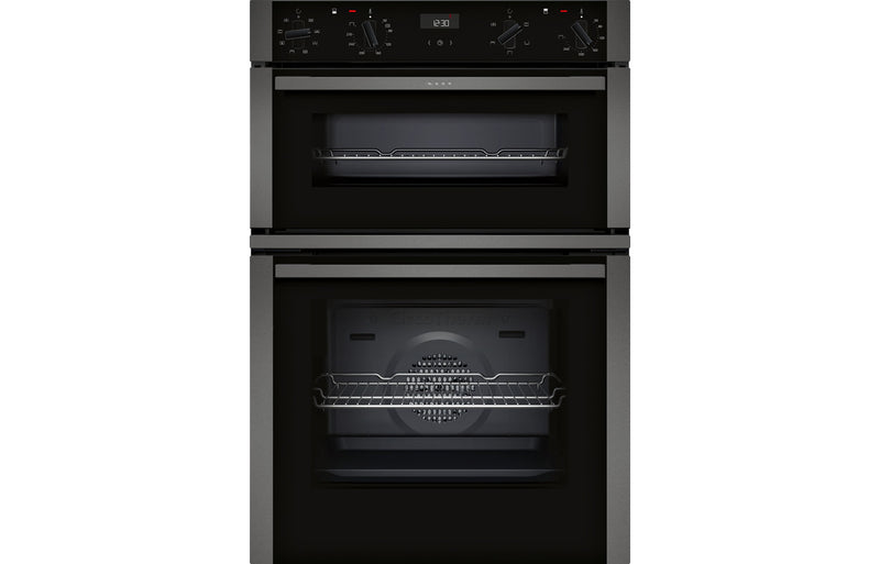 Neff N50 U1ACE2HG0B Double Electric Oven - Graphite Grey