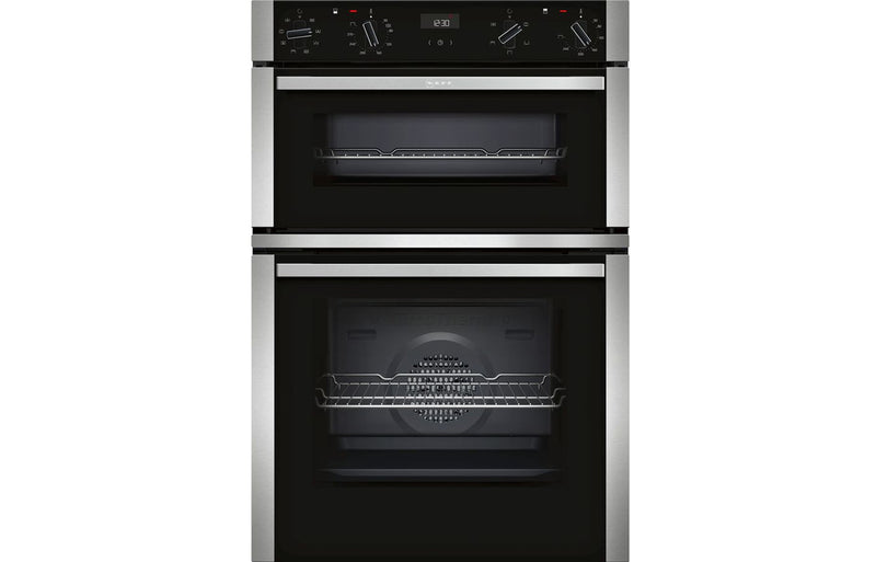 Neff N50 U1ACE2HN0B Double Electric Oven - Stainless Steel