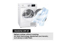 Samsung WD80T046BE/EU F/S 8/5kg 1400rpm ecobubble Washer Dryer - White