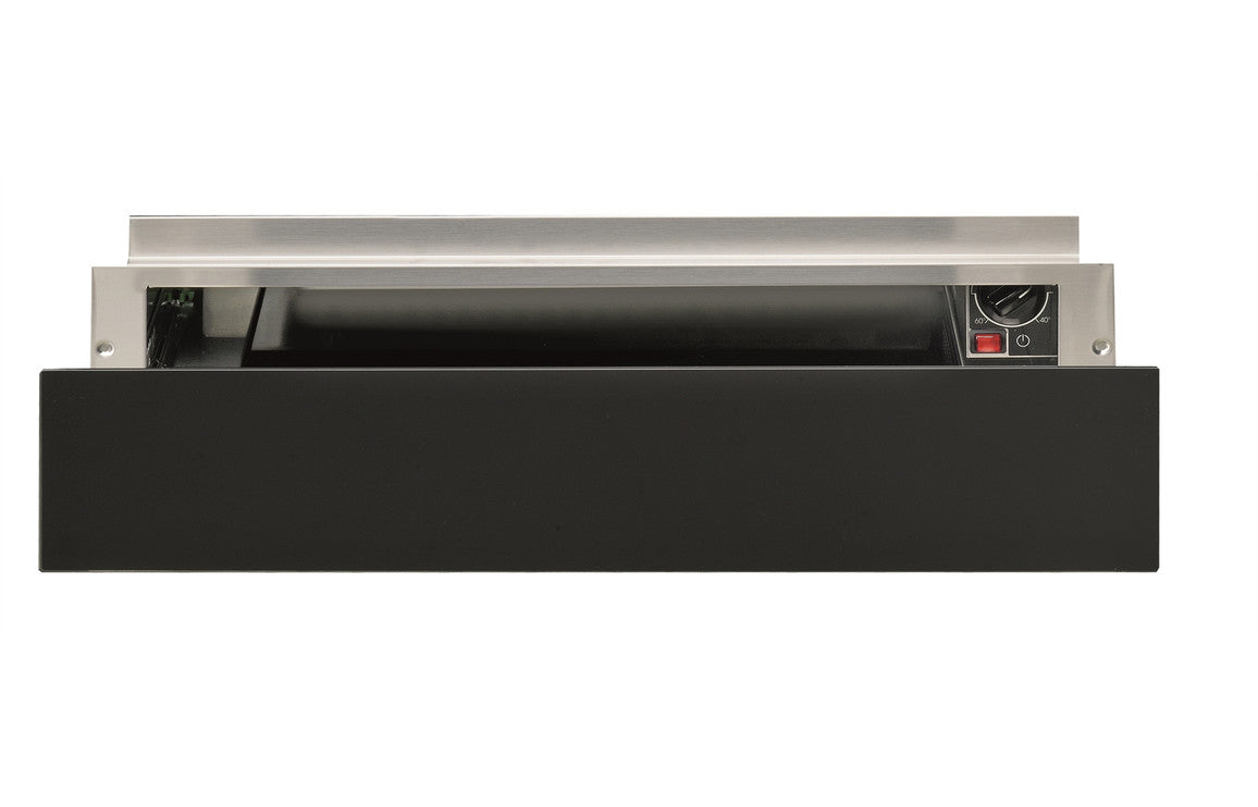 Hotpoint WD 914 NB 14cm Warming Drawer - Dark Grey Glass UK