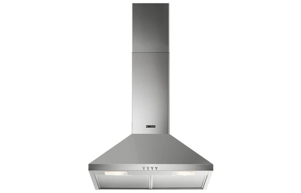 Zanussi ZFCT16X 60cm Chimney Hood - Stainless Steel