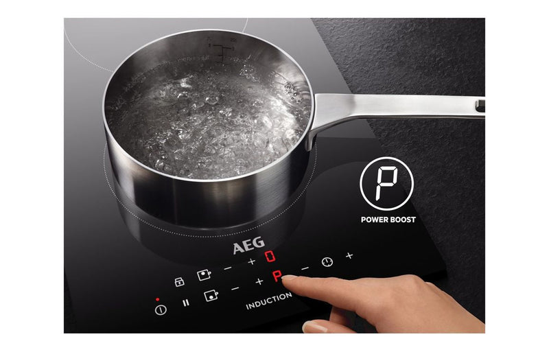 AEG IKE64441FB 60cm Induction Hob - Black - The Kitchen Box