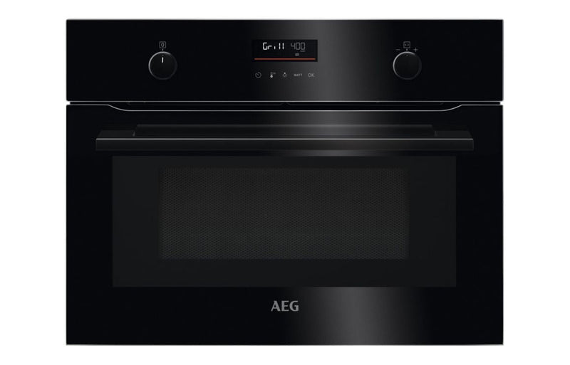 AEG KMK565060B B/I 1000W Combination Microwave & Grill - Black - The Kitchen Box