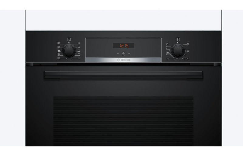 Bosch Series 4 HQA534BB3B Single Electric Oven with Added Steam - Black - The Kitchen Box