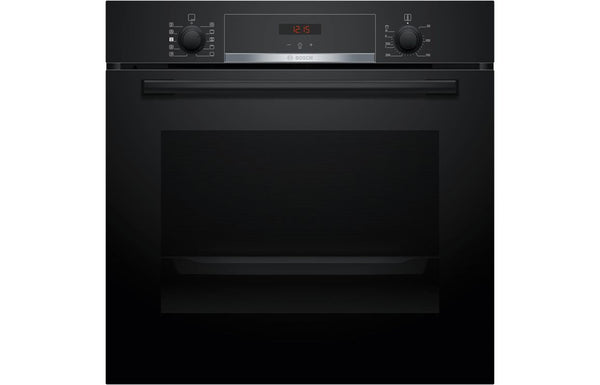 Bosch Series 4 HQA534BB3B Single Electric Oven with Added Steam - Black - The Kitchen Box